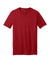 District DT6500 Mens Very Important Short Sleeve V-Neck T-Shirt Classic Red Flat Front