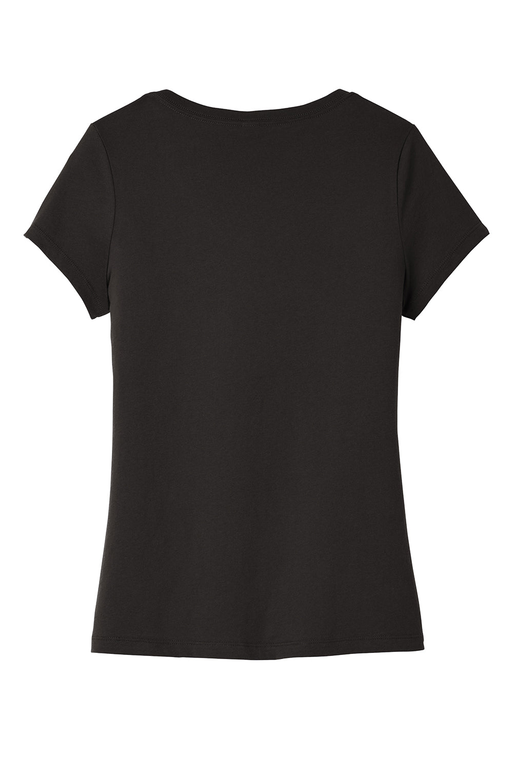 District DT6503 Womens Very Important Short Sleeve V-Neck T-Shirt Black Flat Back