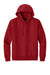 District DT6600 Mens V.I.T. Heavyweight Fleece Hooded Sweatshirt Hoodie w/ Pouch Pocket Classic Red Flat Front