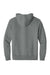 District DT6600 Mens V.I.T. Heavyweight Fleece Hooded Sweatshirt Hoodie w/ Pouch Pocket Grey Frost Flat Back