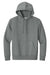 District DT6600 Mens V.I.T. Heavyweight Fleece Hooded Sweatshirt Hoodie w/ Pouch Pocket Grey Frost Flat Front
