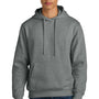 District Mens V.I.T. Heavyweight Fleece Hooded Sweatshirt Hoodie w/ Pouch Pocket - Grey Frost