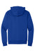 District DT6600 Mens V.I.T. Heavyweight Fleece Hooded Sweatshirt Hoodie w/ Pouch Pocket Deep Royal Blue Flat Back