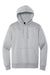 District DT6600 Mens V.I.T. Heavyweight Fleece Hooded Sweatshirt Hoodie w/ Pouch Pocket Heather Light Grey Flat Front