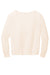 District DT672 Womens French Terry Crewneck Sweatshirt Gardenia Flat Back