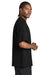 District DT7075 Mens Gritty Short Sleeve Crewneck T-Shirt Black Model Side
