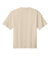 District DT7075 Mens Gritty Short Sleeve Crewneck T-Shirt Chai Flat Back