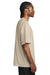 District DT7075 Mens Gritty Short Sleeve Crewneck T-Shirt Chai Model Side