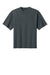 District DT7075 Mens Gritty Short Sleeve Crewneck T-Shirt Graphite Grey Flat Front