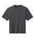 District DT7075 Mens Gritty Short Sleeve Crewneck T-Shirt Heather Charcoal Grey Flat Front