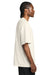 District DT7075 Mens Gritty Short Sleeve Crewneck T-Shirt Ivory Model Side