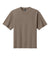District DT7075 Mens Gritty Short Sleeve Crewneck T-Shirt Warm Taupe Brown Flat Front