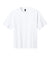 District DT7075 Mens Gritty Short Sleeve Crewneck T-Shirt White Flat Front