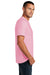 District DT7500 Mens Flex Short Sleeve Crewneck T-Shirt Lilac Pink Model Side