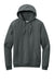 District DT7800 Mens Cloud Fleece Hooded Sweatshirt Hoodie w/ Pouch Pocket Heather Charcoal Grey Flat Front