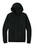 District DT7800 Mens Cloud Fleece Hooded Sweatshirt Hoodie w/ Pouch Pocket Jet Black Flat Front