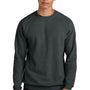 District Mens Cloud Fleece Crewneck Sweatshirt - Heather Charcoal Grey