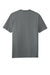 District DT8000 Mens Re-Tee Short Sleeve Crewneck T-Shirt Heather Deep Grey Flat Back