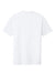 District DT8000 Mens Re-Tee Short Sleeve Crewneck T-Shirt White Flat Back