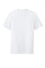District DT8000 Mens Re-Tee Short Sleeve Crewneck T-Shirt White Flat Front