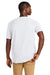 District DT8000 Mens Re-Tee Short Sleeve Crewneck T-Shirt White Model Back