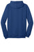 District DT800 Mens The Concert Fleece Full Zip Hooded Sweatshirt Hoodie w/ Pockets Deep Royal Blue Flat Back