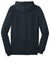 District DT800 Mens The Concert Fleece Full Zip Hooded Sweatshirt Hoodie w/ Pockets New Navy Blue Flat Back