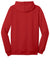 District DT800 Mens The Concert Fleece Full Zip Hooded Sweatshirt Hoodie w/ Pockets New Red Flat Back
