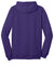 District DT800 Mens The Concert Fleece Full Zip Hooded Sweatshirt Hoodie w/ Pockets Purple Flat Back
