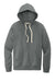 District DT8100 Mens Re-Fleece Hooded Sweatshirt Hoodie w/ Pouch Pocket Heather Deep Grey Flat Front