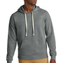 District Mens Re-Fleece Hooded Sweatshirt Hoodie w/ Pouch Pocket - Heather Deep Grey - NEW