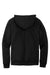District DT8100 Mens Re-Fleece Hooded Sweatshirt Hoodie w/ Pouch Pocket Black Flat Back