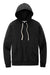 District DT8100 Mens Re-Fleece Hooded Sweatshirt Hoodie w/ Pouch Pocket Black Flat Front