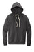 District DT8100 Mens Re-Fleece Hooded Sweatshirt Hoodie w/ Pouch Pocket Heather Charcoal Grey Flat Front