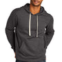 District Mens Re-Fleece Hooded Sweatshirt Hoodie w/ Pouch Pocket - Heather Charcoal Grey