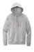 District DT8100 Mens Re-Fleece Hooded Sweatshirt Hoodie w/ Pouch Pocket Heather Light Grey Flat Front