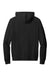 District DT8102 Mens Re-Fleece Full Zip Hooded Sweatshirt Hoodie w/ Pockets Black Flat Back