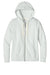 District DT8103 Womens Re-Fleece Full Zip Hooded Sweatshirt Hoodie w/ Pockets Ash Grey Flat Front