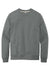 District DT8104 Mens Re-Fleece Crewneck Sweatshirt Heather Deep Grey Flat Front