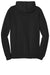 District DT810 Mens The Concert Fleece Hooded Sweatshirt Hoodie w/ Pouch Pocket Black Flat Back