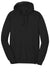 District DT810 Mens The Concert Fleece Hooded Sweatshirt Hoodie w/ Pouch Pocket Black Flat Front