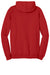 District DT810 Mens The Concert Fleece Hooded Sweatshirt Hoodie w/ Pouch Pocket New Red Flat Back