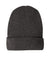District Hats DT815 Unisex Re-Fleece Beanie Heather Charcoal Grey Flat Front