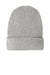 District Hats DT815 Unisex Re-Fleece Beanie Heather Light Grey Flat Front