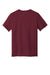 Nike DV7299 Mens Team rLegend Dri-Fit Moisture Wicking Short Sleeve Crewneck T-Shirt Deep Maroon Flat Back