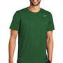 Nike Mens Team rLegend Dri-Fit Moisture Wicking Short Sleeve Crewneck T-Shirt - Gorge Green - NEW