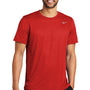 Nike Mens Team rLegend Dri-Fit Moisture Wicking Short Sleeve Crewneck T-Shirt - University Red