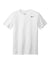 Nike DV7299 Mens Team rLegend Dri-Fit Moisture Wicking Short Sleeve Crewneck T-Shirt White Flat Front