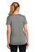 Nike DV7312 Womens Team rLegend Dri-Fit Moisture Wicking Short Sleeve Crewneck T-Shirt Heather Carbon Grey Model Back