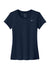 Nike DV7312 Womens Team rLegend Dri-Fit Moisture Wicking Short Sleeve Crewneck T-Shirt College Navy Blue Flat Front